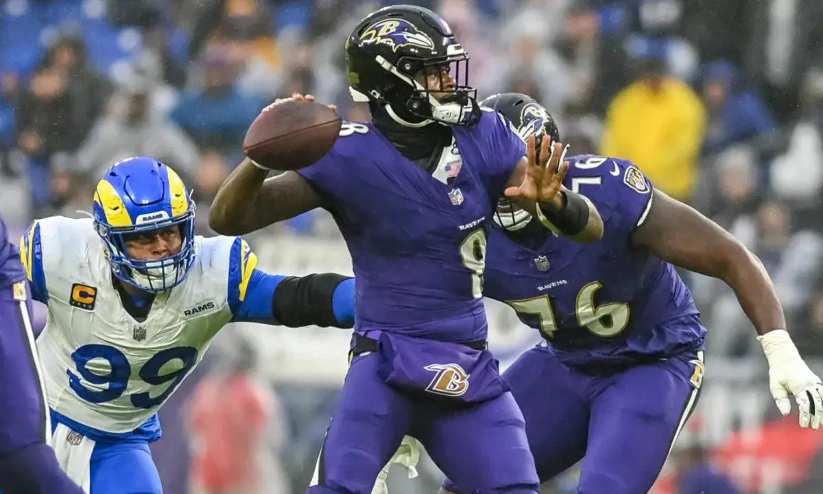 Baltimore Ravens QB Lamar Jackson.